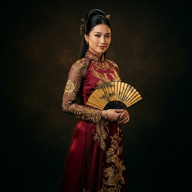 Áo dài ca đoàn tím phụng vụ